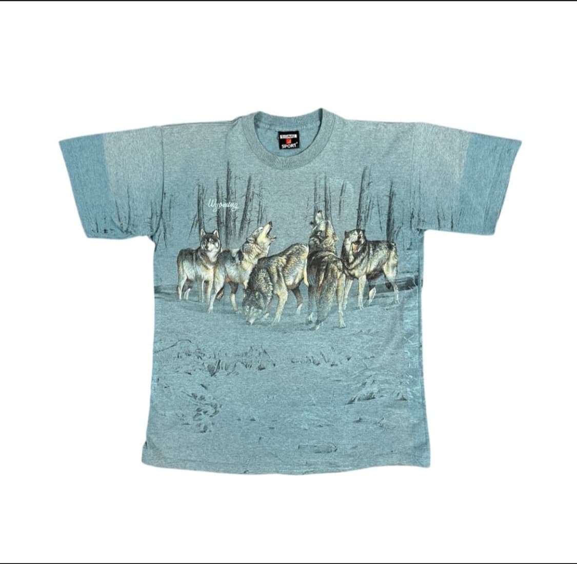 Vintage 90s Wolf AOP Tee 상품이미지1