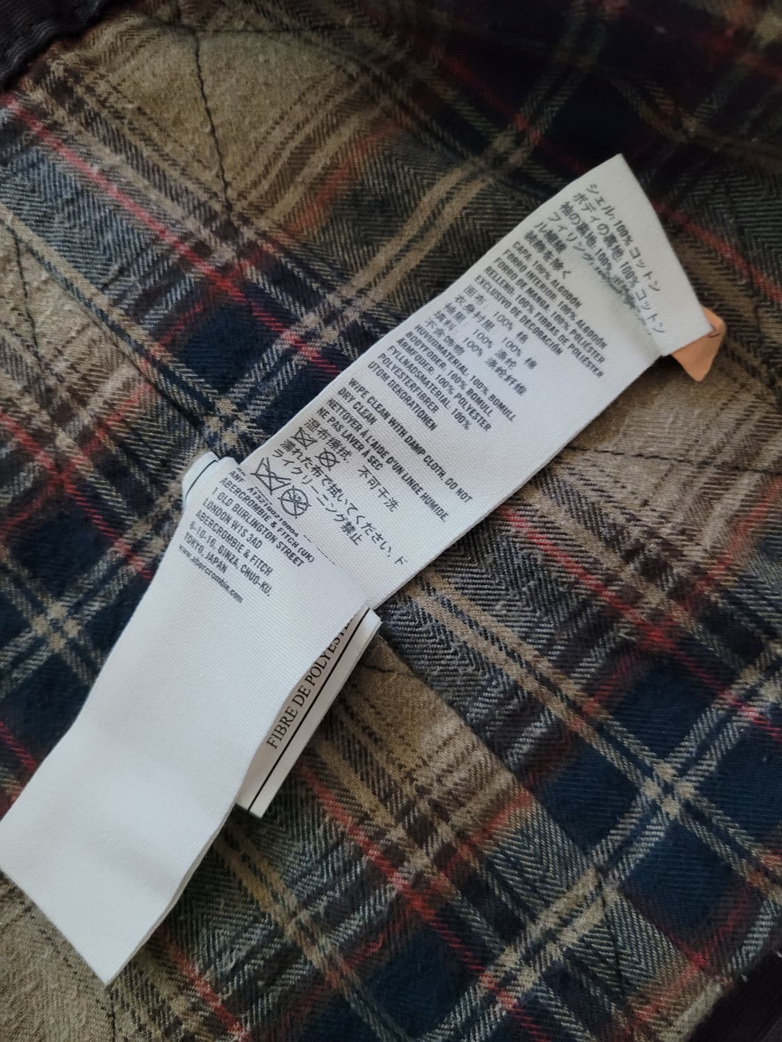 아베크롬비 Abercrombie 보울더브룩 왁스야상자켓 L 105사이즈 상품이미지8