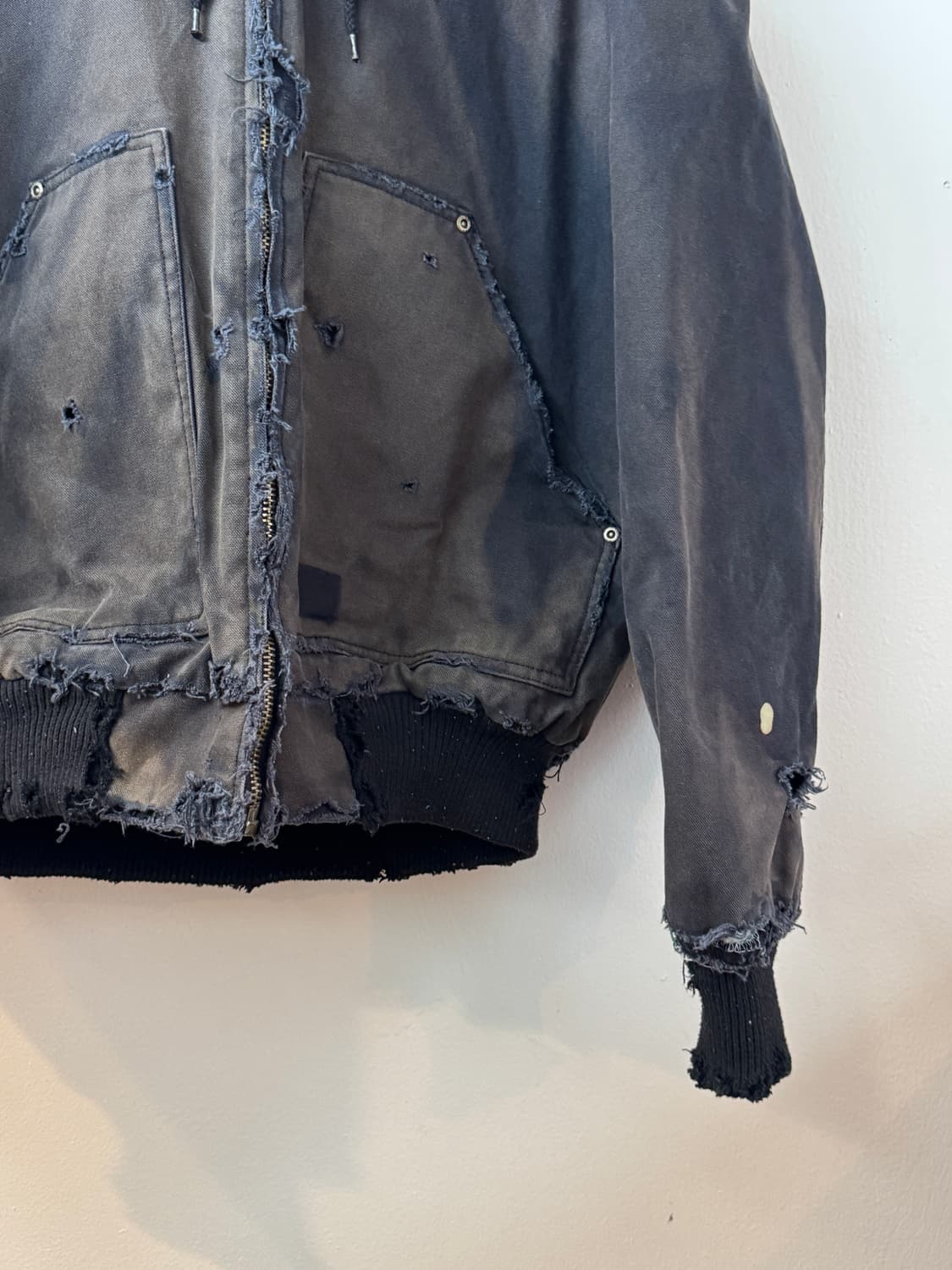 90s sun bleached quilted lined jumper 상품이미지5