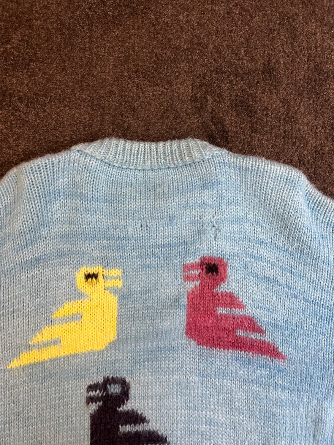 새 모티브 니트 스웨터 상품이미지8