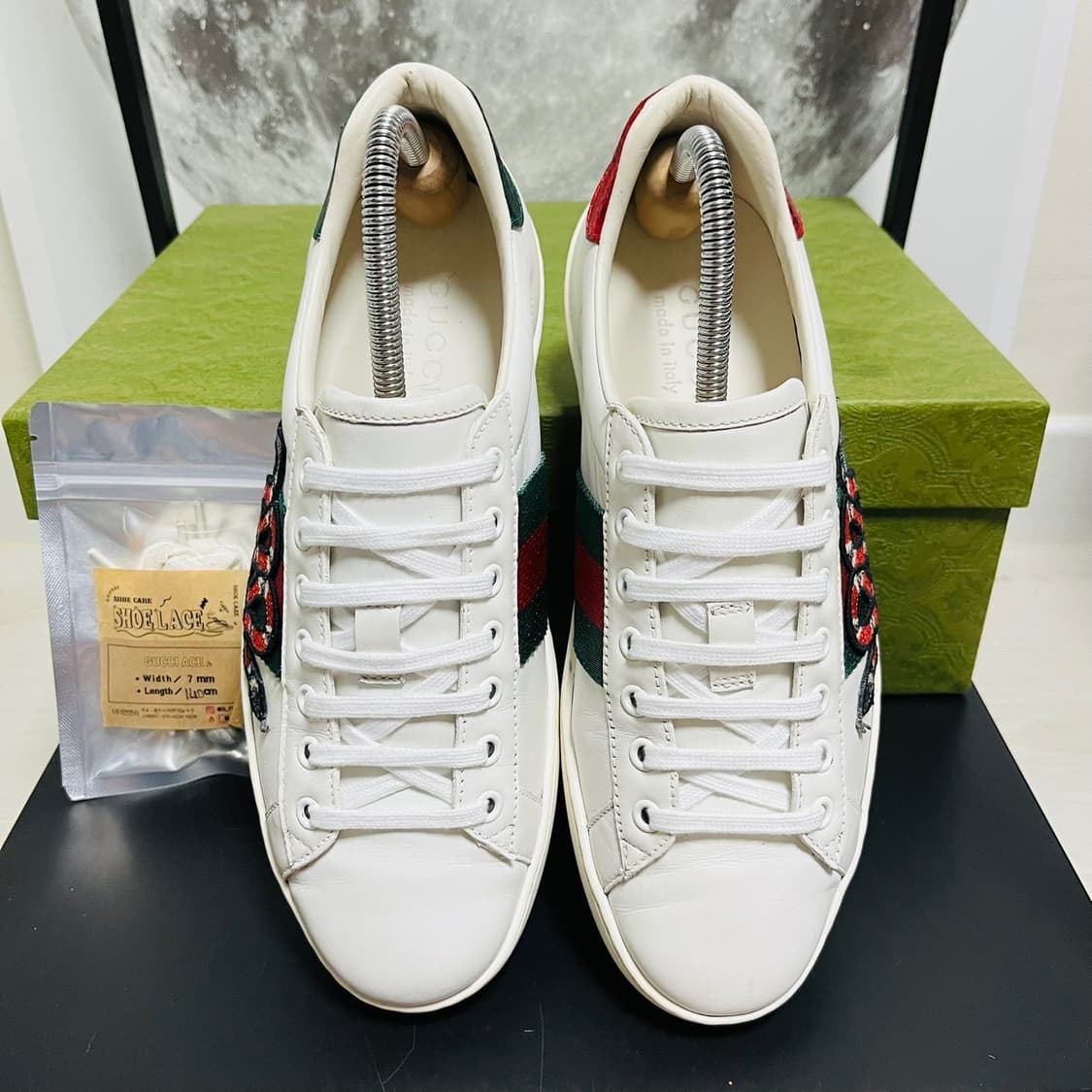 정품 6.5) 구찌 에이스 스네이크 스니커즈 265~270 상품이미지3