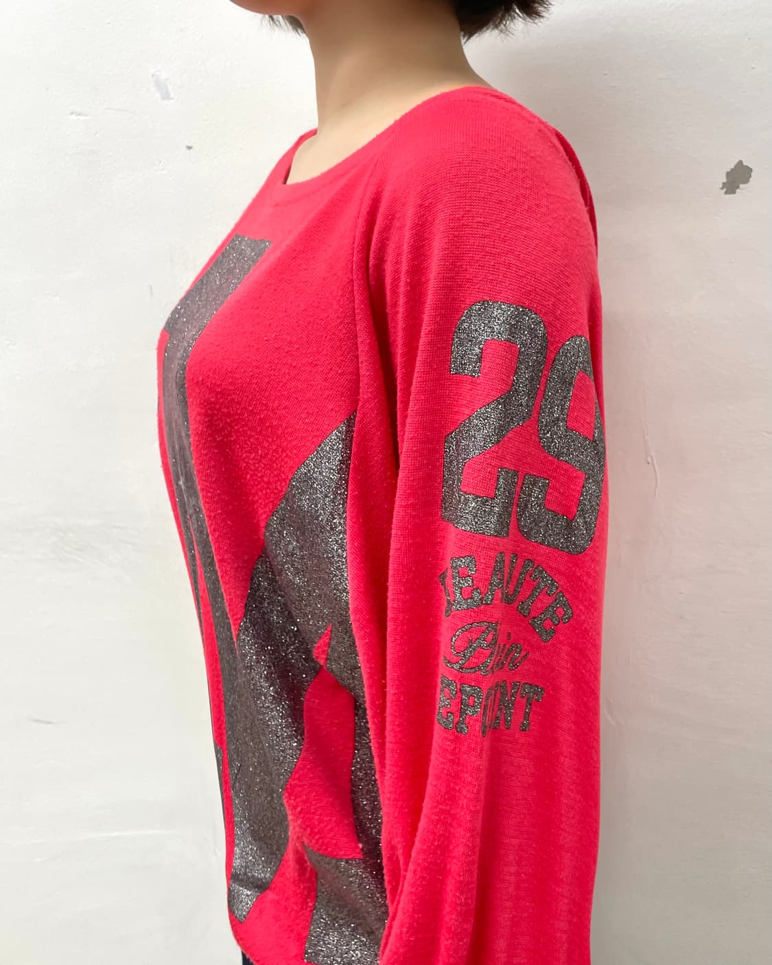 Glossy M Skeleton Pink Hoodie  상품이미지7