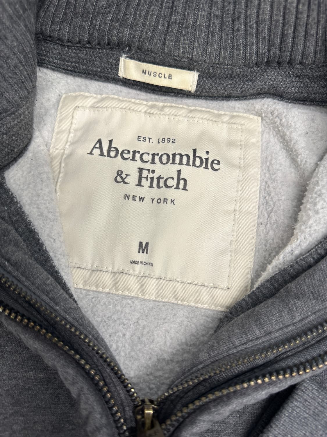 아베크롬비 순록 더블지퍼 후드집업  상품이미지4