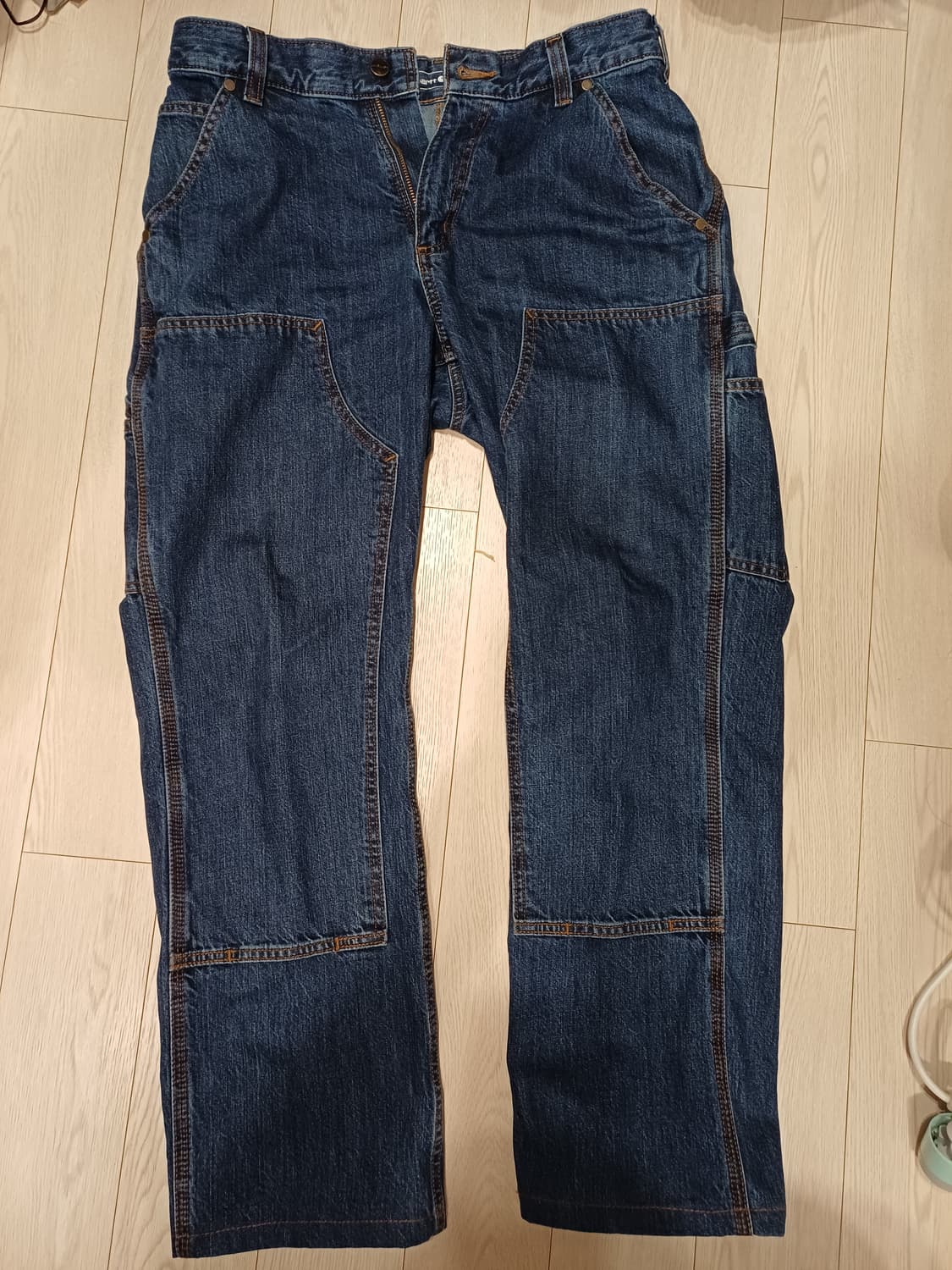 칼하트 더블니 인디고 데님 워크팬츠 31사이즈 상품이미지1