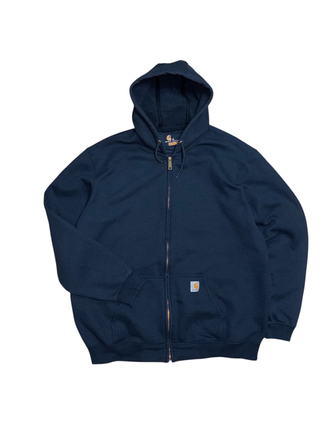 칼하트 네이비 미드웨이트 루즈핏 후드집업 상품이미지4