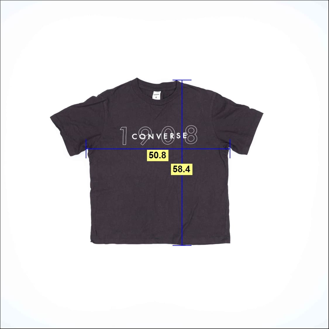 M 컨버스 레터링 반팔티 0403H1 상품이미지5