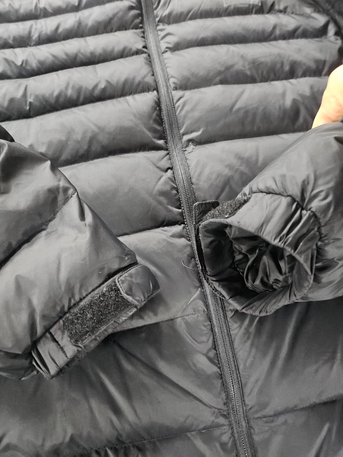 [Lonsdale] 론즈데일 블랙 경량 패딩 점퍼  110 상품이미지3