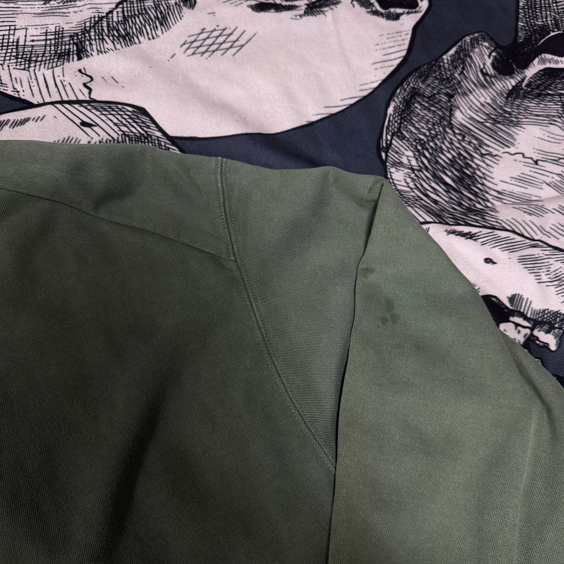 준지 피그먼트 맨투맨 36 사이즈 상품이미지3