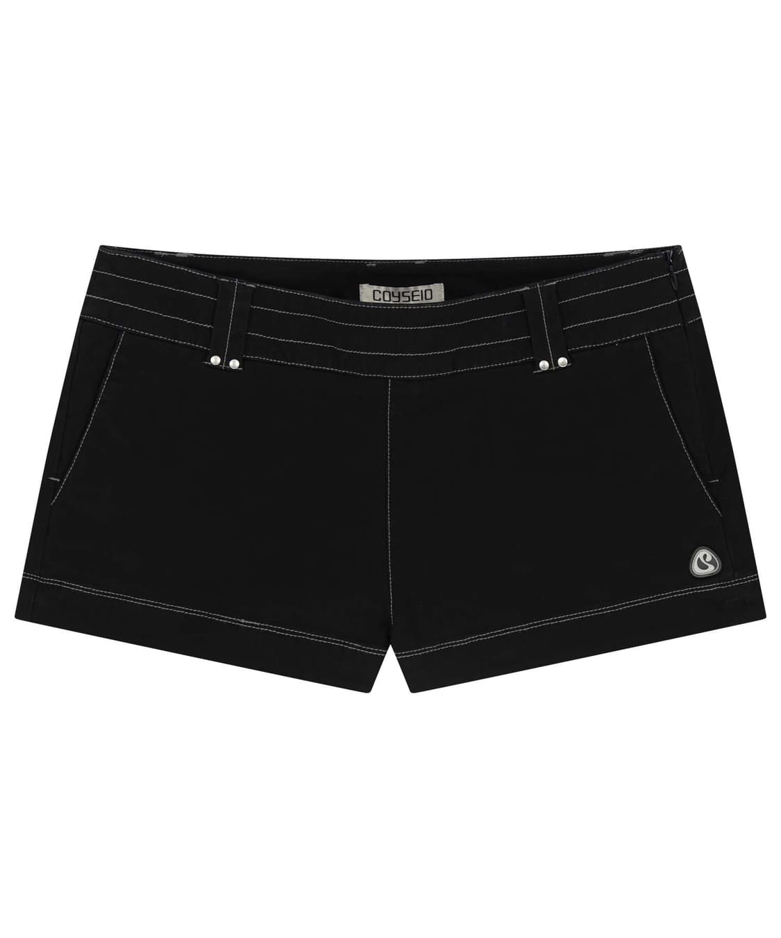 코이세이오 반바지 스터드 쇼츠 STUD SHORTS 블랙 1 상품이미지1