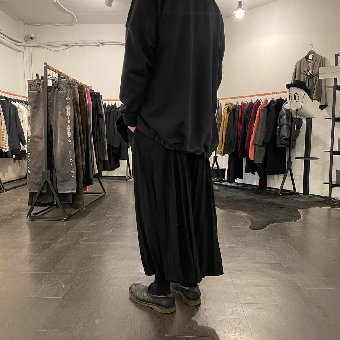 요지야마모토 뿌르옴므 카라스 팬츠 상품이미지4