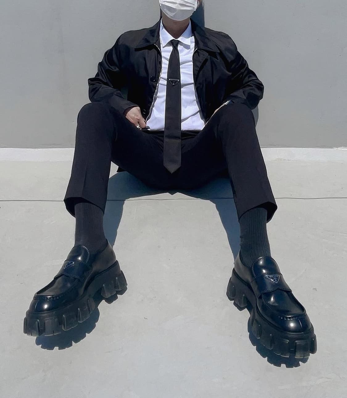 프라다 리나일론 백로고 자켓 (라프시몬스 전개) 상품이미지2