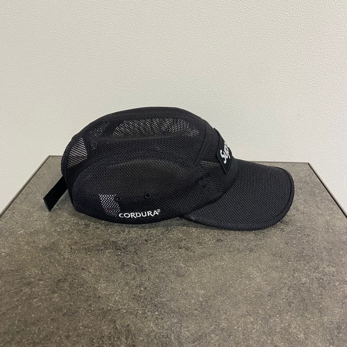 (OS) 슈프림 박스로고 캠프캡 모자 23SS 메쉬 코듀라 블랙 상품이미지2