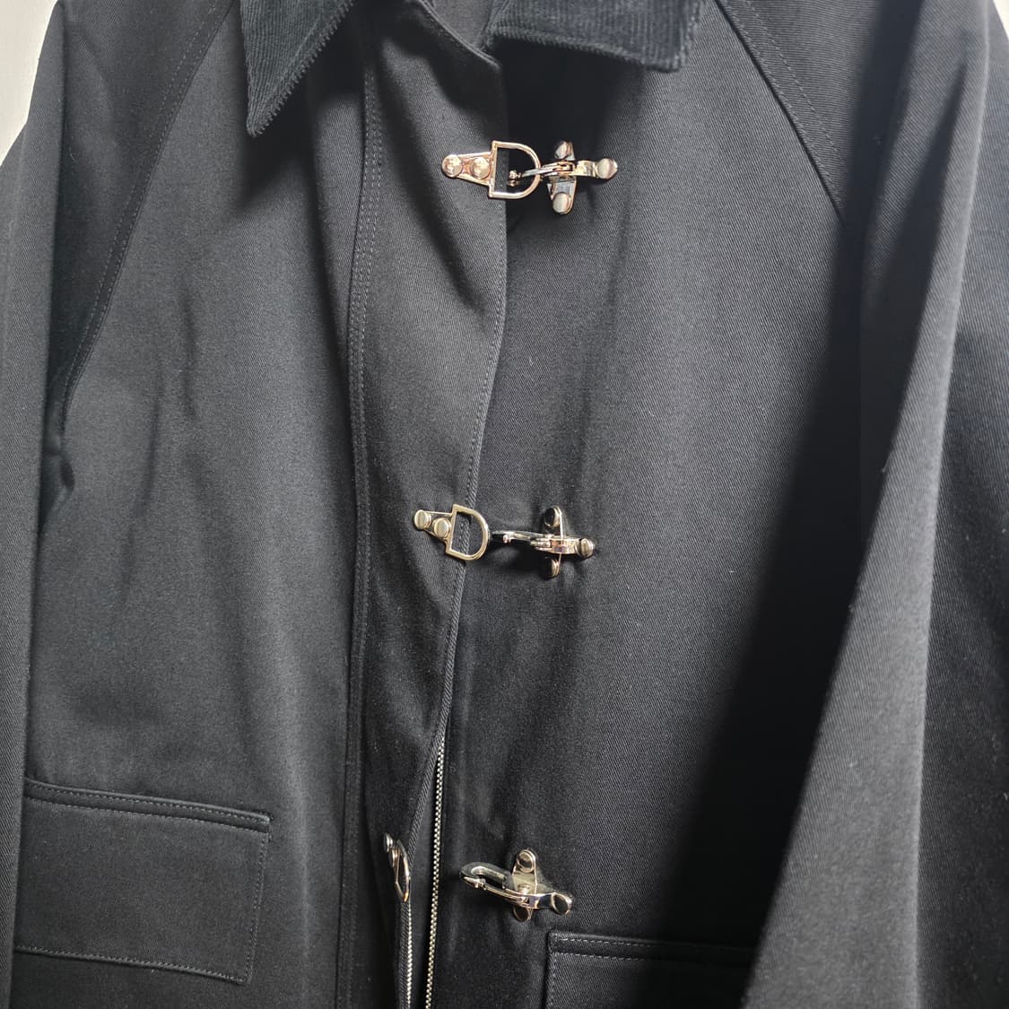 낫띵리튼 파이어맨 자켓 nothing written fireman 바버 상품이미지4