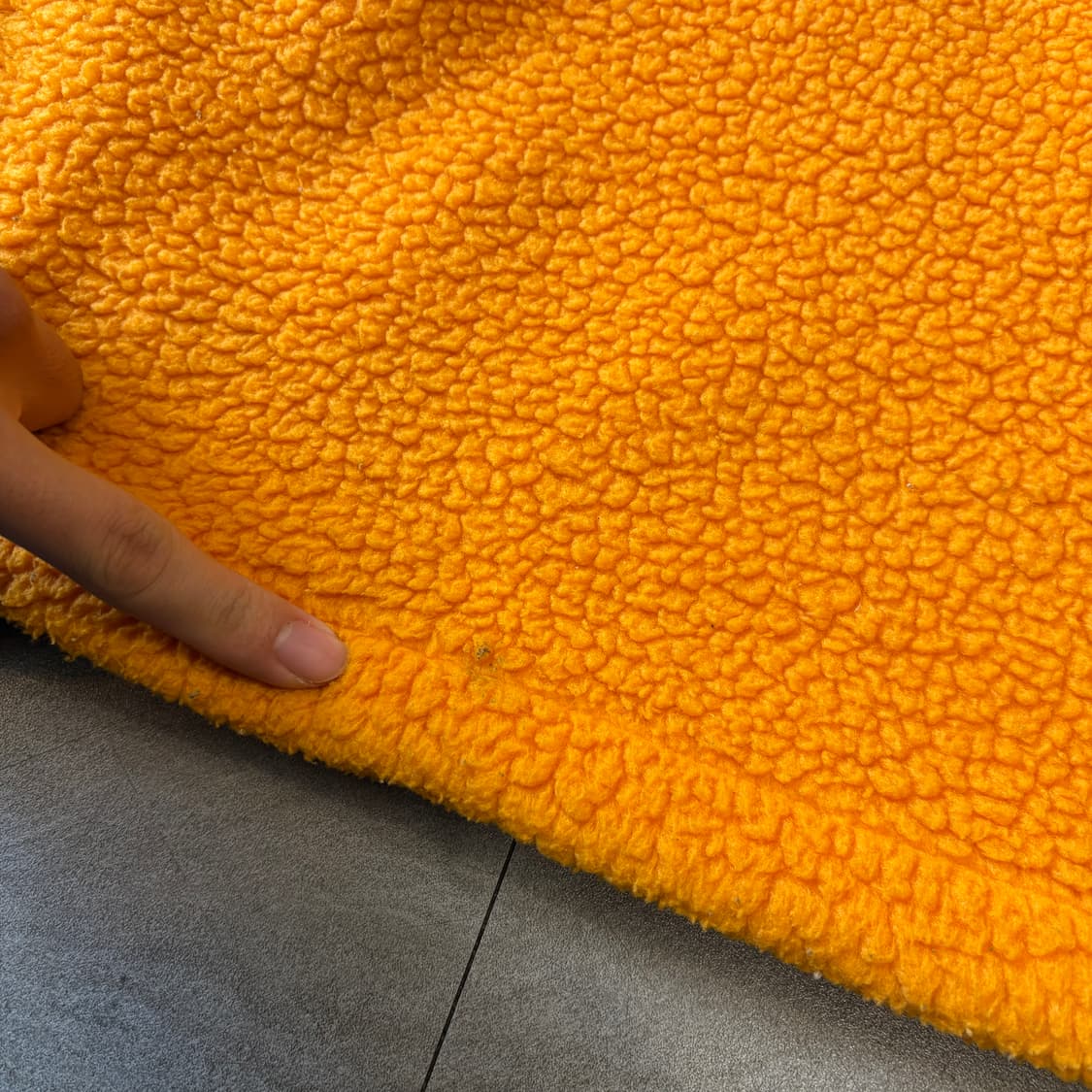 90s  L.L.bean 90년대 생산 엘엘빈 오렌지 플리스 자켓  상품이미지6