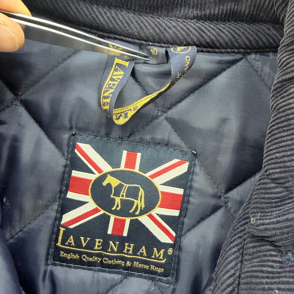 라벤햄 퀼팅 울 자켓 상품이미지4