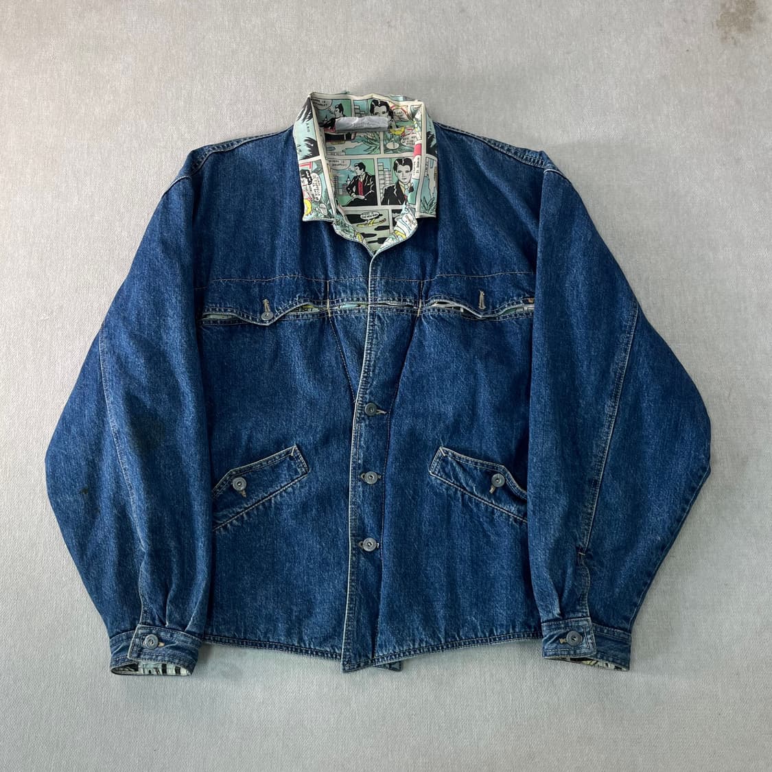 105 파독스 아메리칸 빈티지 카툰 데님 자켓 상품이미지1