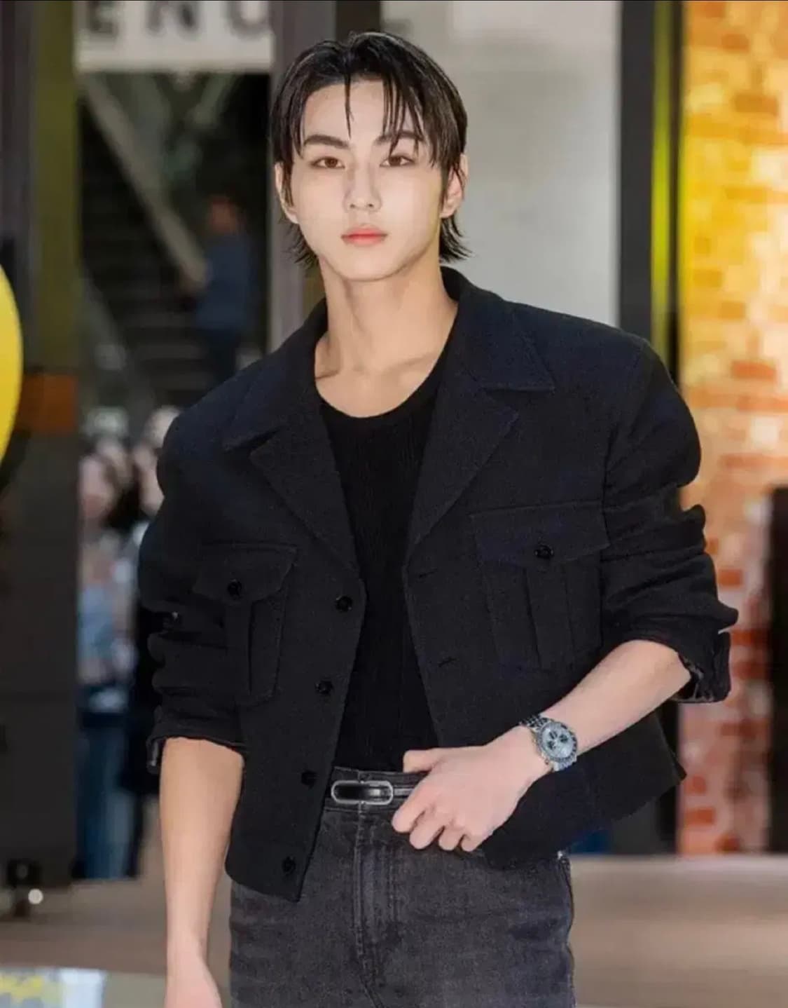 [M] 렉토 카일 밀리터리 울 블렌드 숏 크롭 자켓 상품이미지5