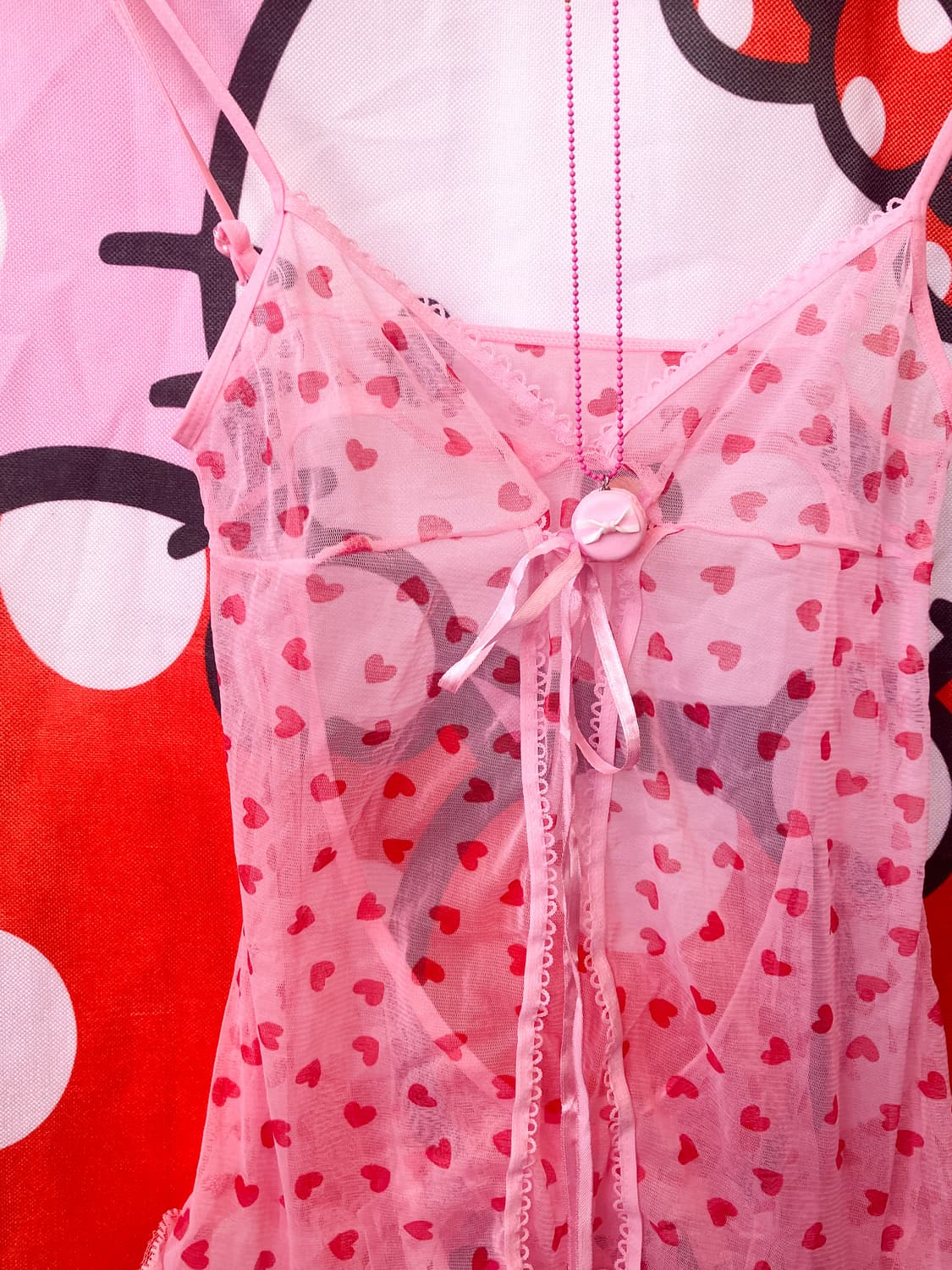 jpn 하트 슬리브리스 상품이미지3