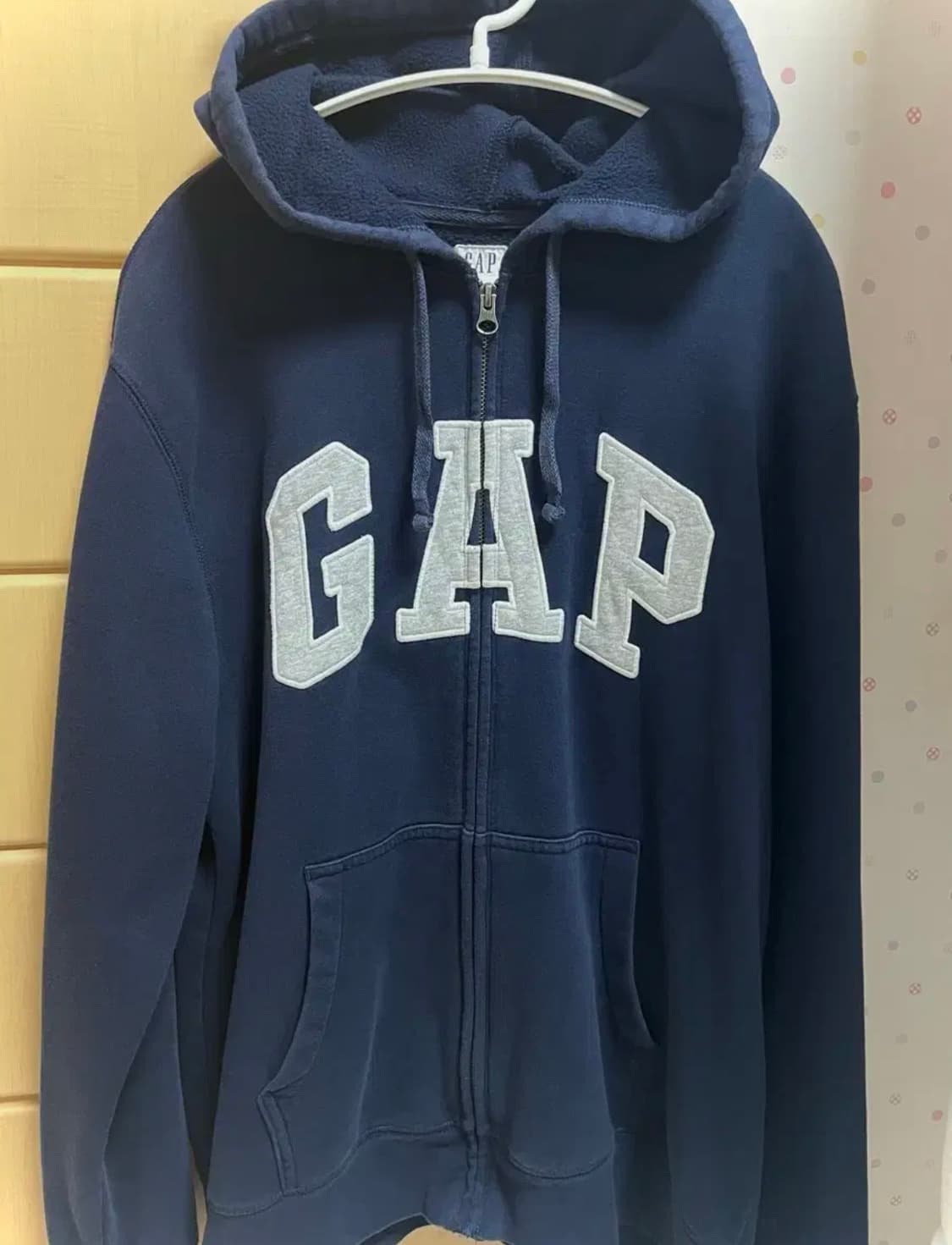 GAP 갭 남녀공용 후드집업 자켓 네이비 L 상품이미지1