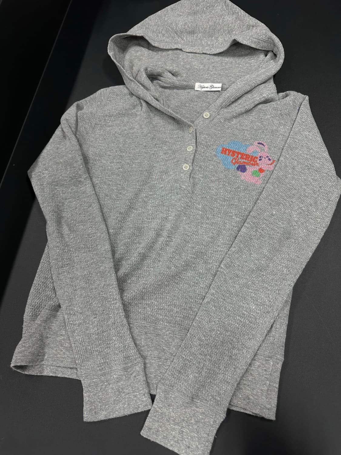 히스테릭 글래머 버니 로고 니트 후드 상품이미지4