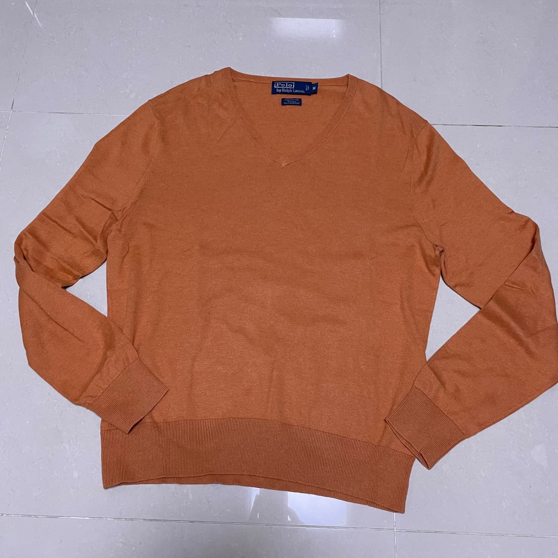 POLO 폴로 랄프로렌 만다린컬러 실크코튼캐시 니트 상품이미지2