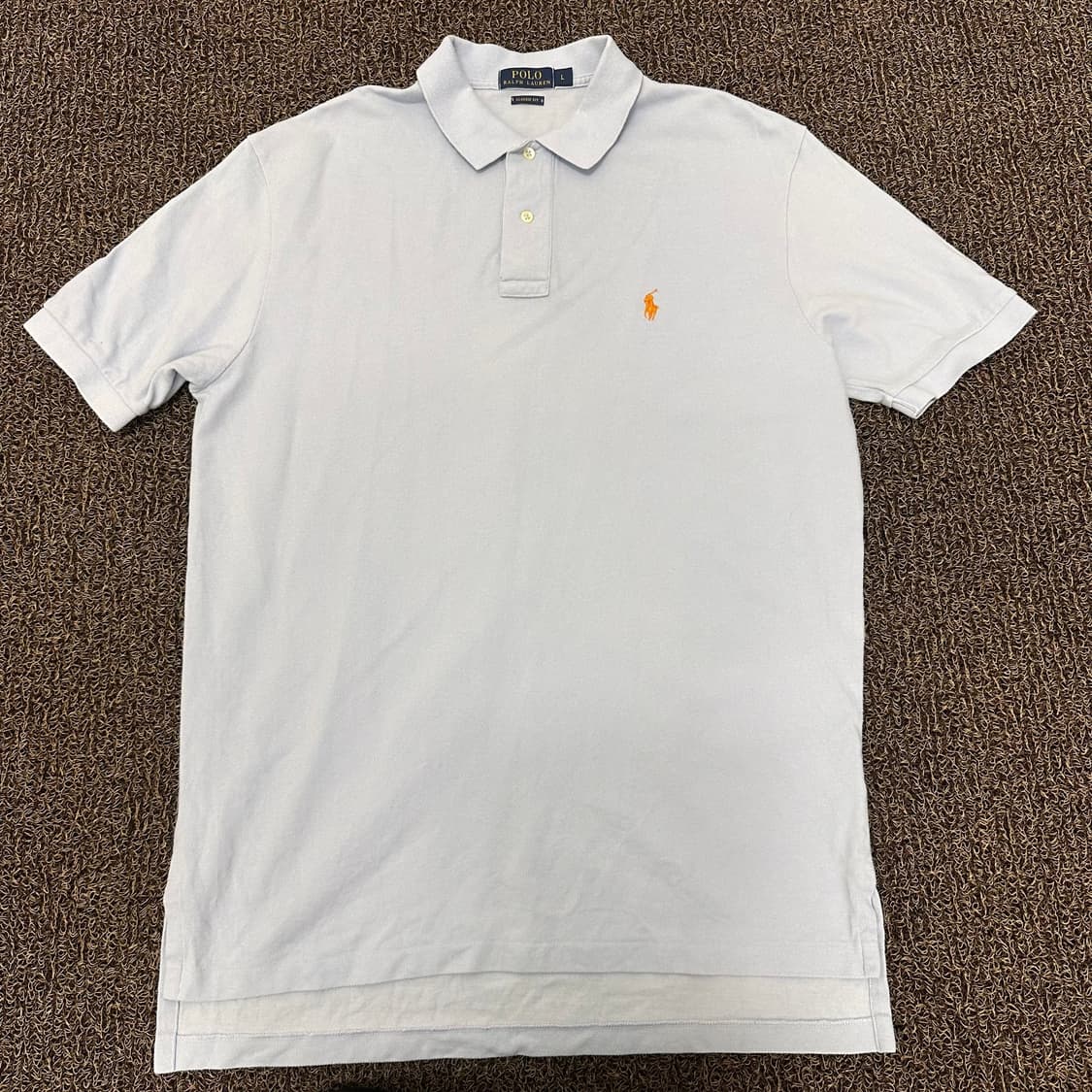 POLO 폴로 랄프로렌 카라티 반팔티셔츠 하늘색 L 상품이미지1