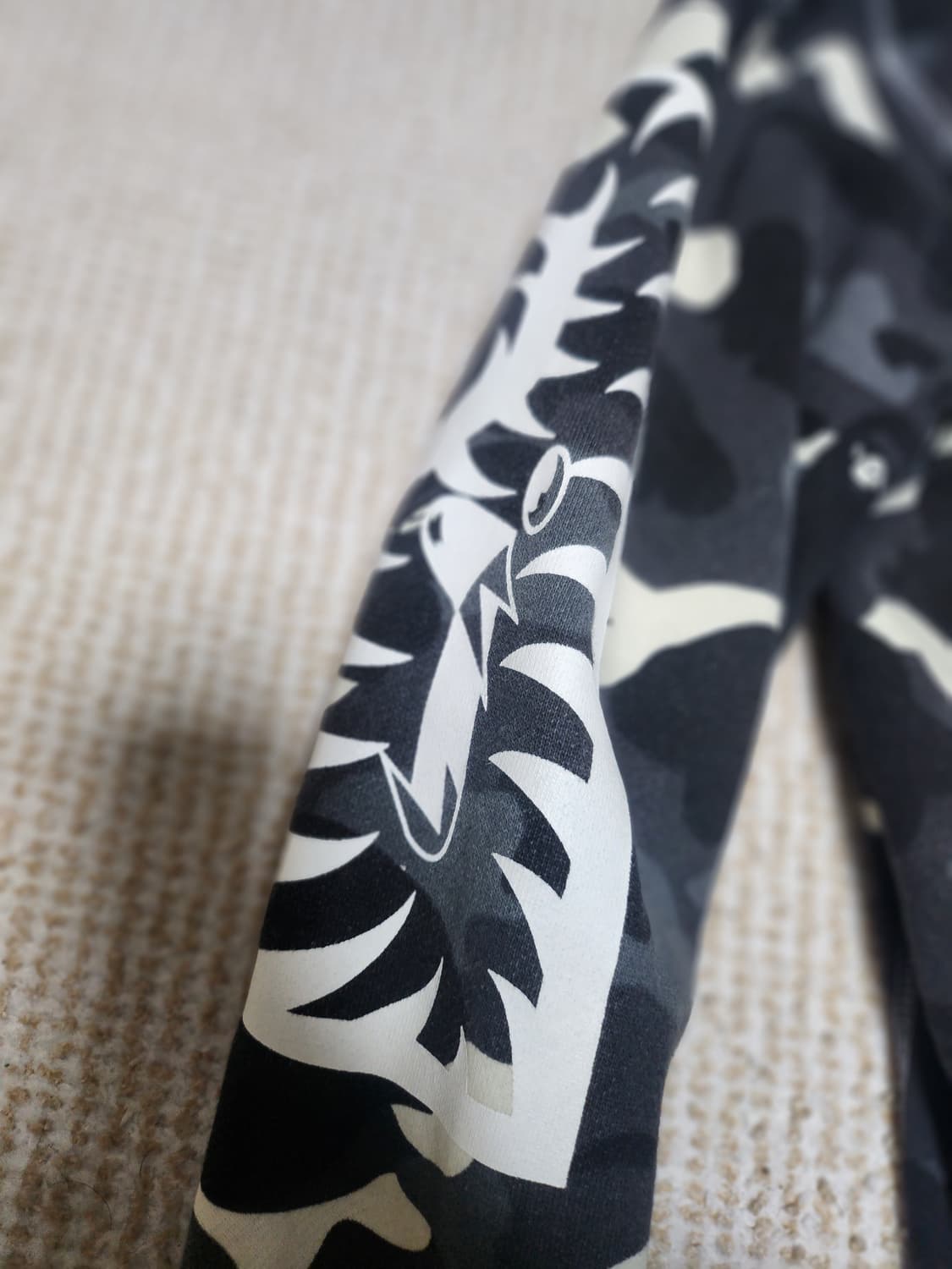 (희귀) 베이프 시티 카모 바시티 자켓 상품이미지5