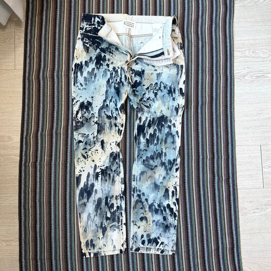 메종 마르지엘라 페인팅 데님 팬츠 상품이미지1