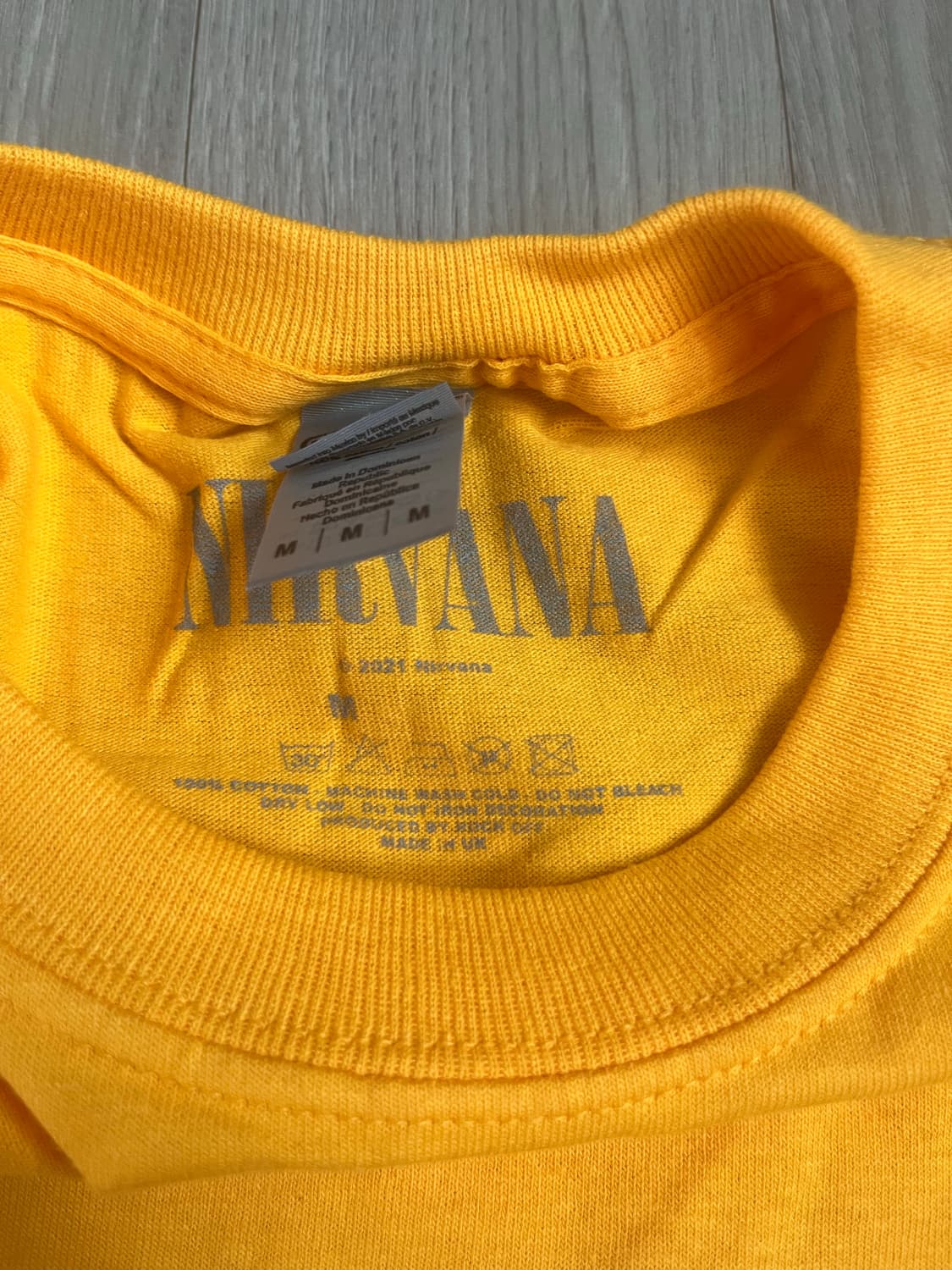 너바나 2021 공식 md 티셔츠 상품이미지3