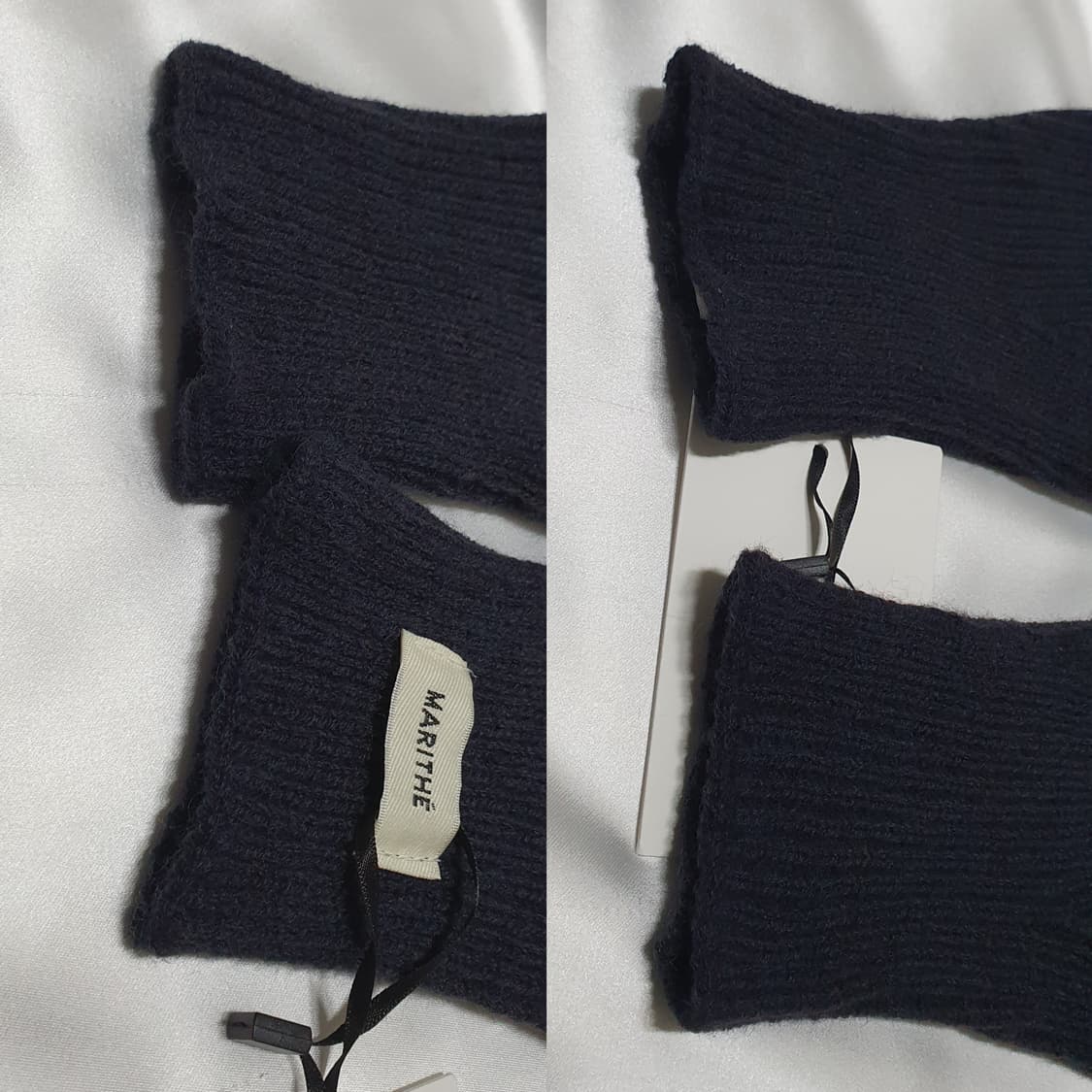 네이비 마리떼 프랑소와 저버 머플러 앤 글러브 목도리 장갑 상품이미지5