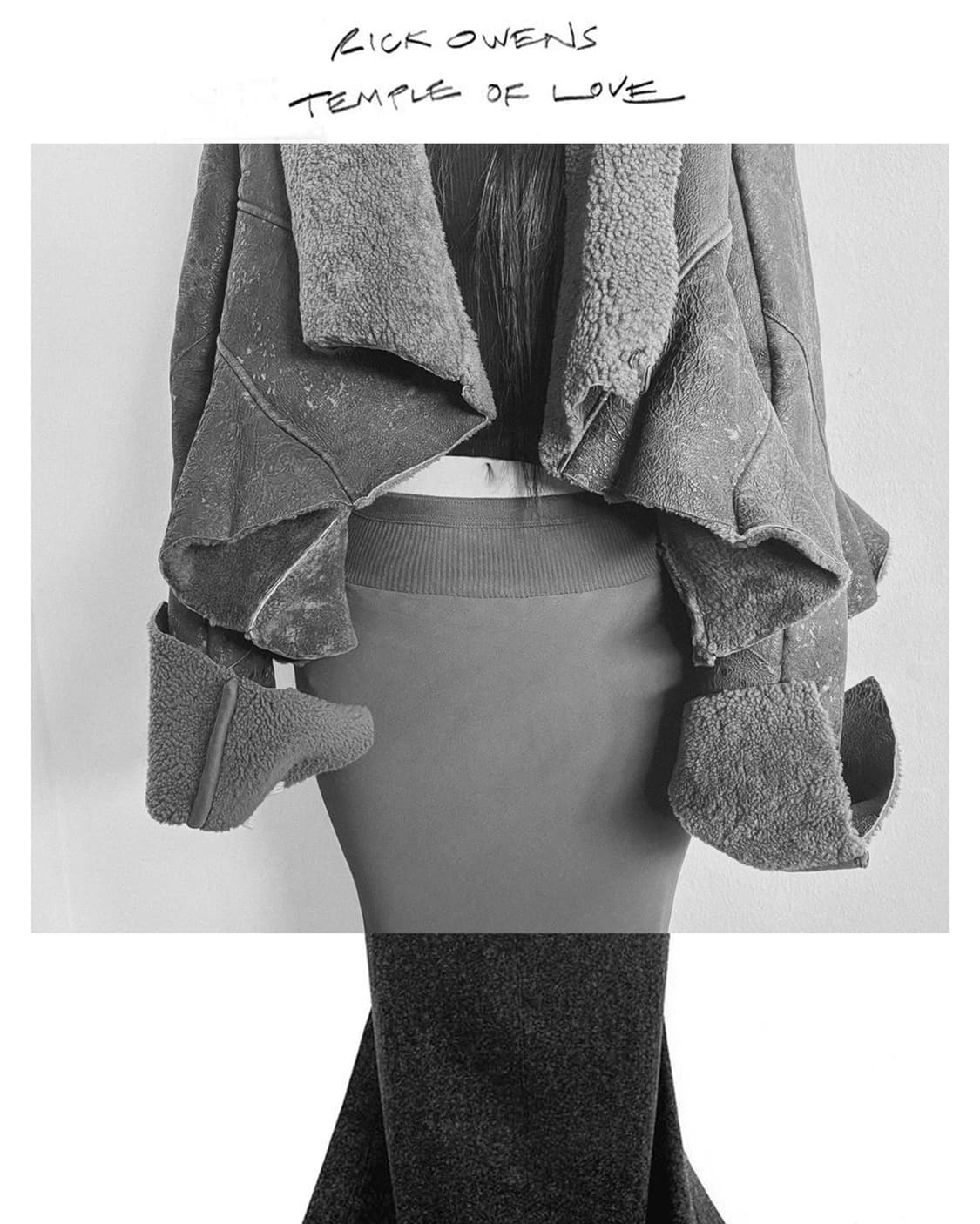 릭오웬스 팔레 갈리에라 전시 시어링 자켓 상품이미지4