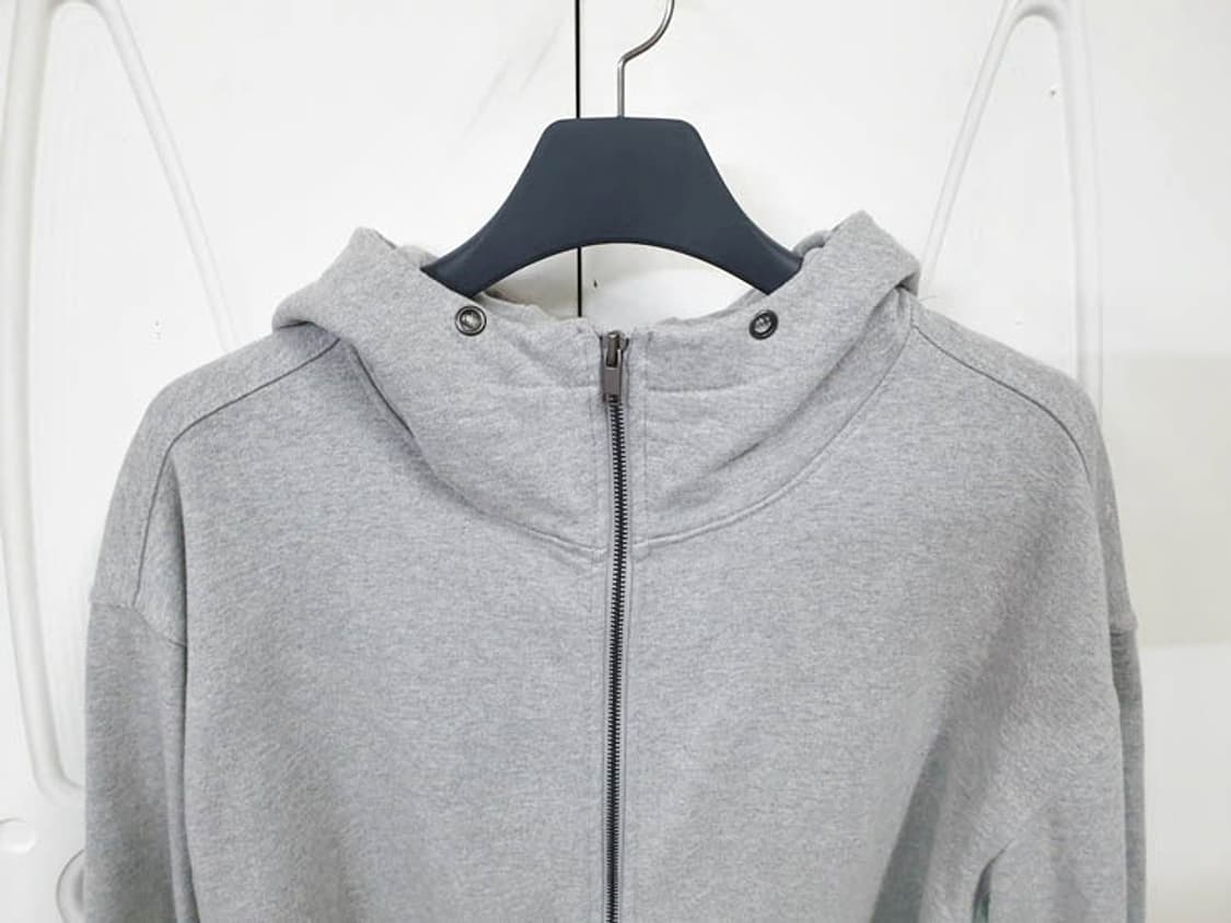 제멋 남성 오버핏 크롭 후드집업 그레이 M 상품이미지2