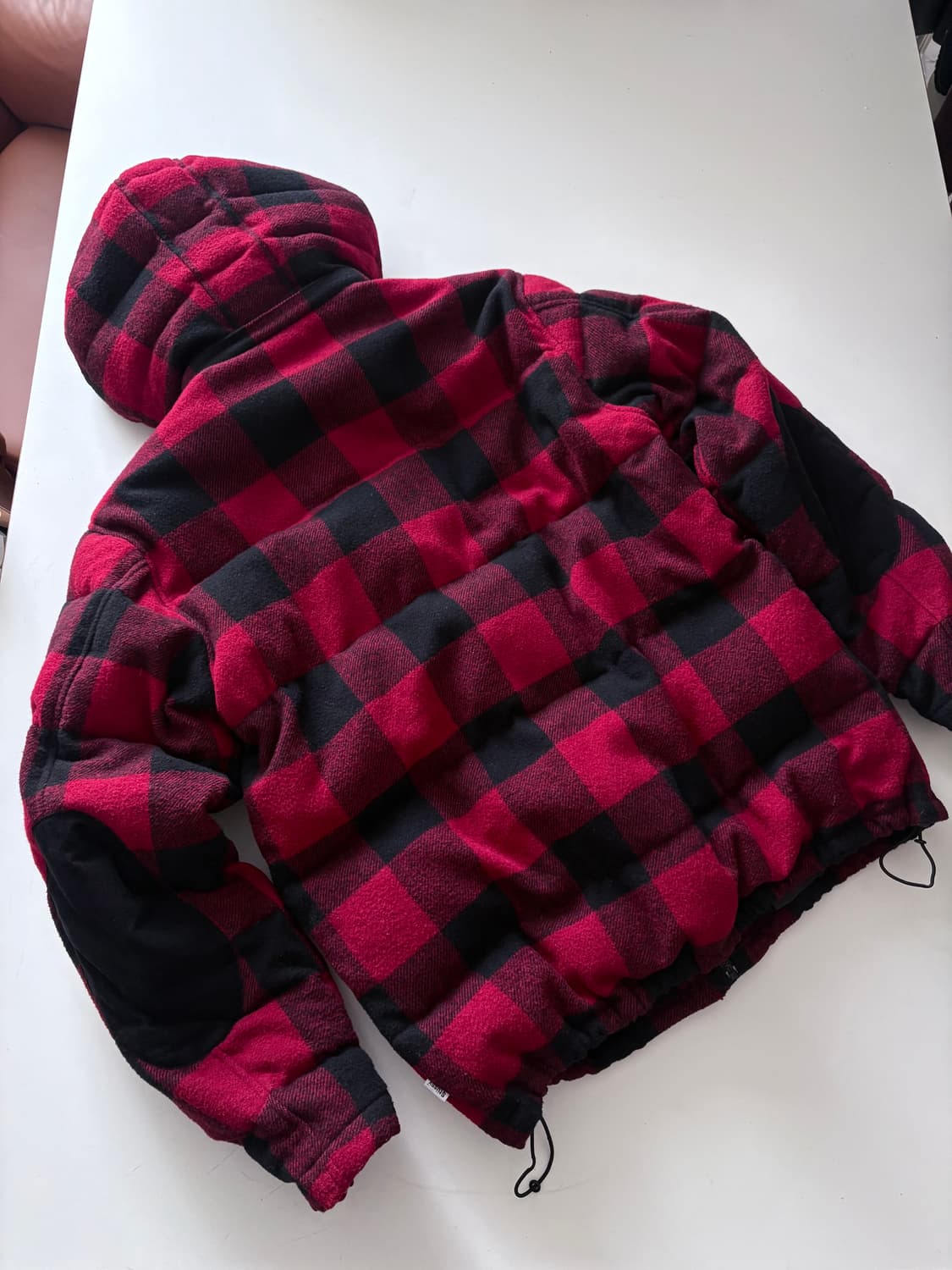 스투시 00s 체크 다운 자켓 상품이미지6