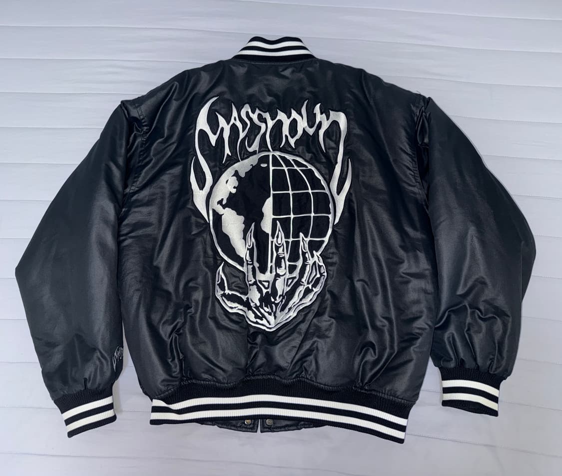 매스노운 바시티 자켓 점퍼 VIRTUAL WORLD 6OZ VARSITY 상품이미지1