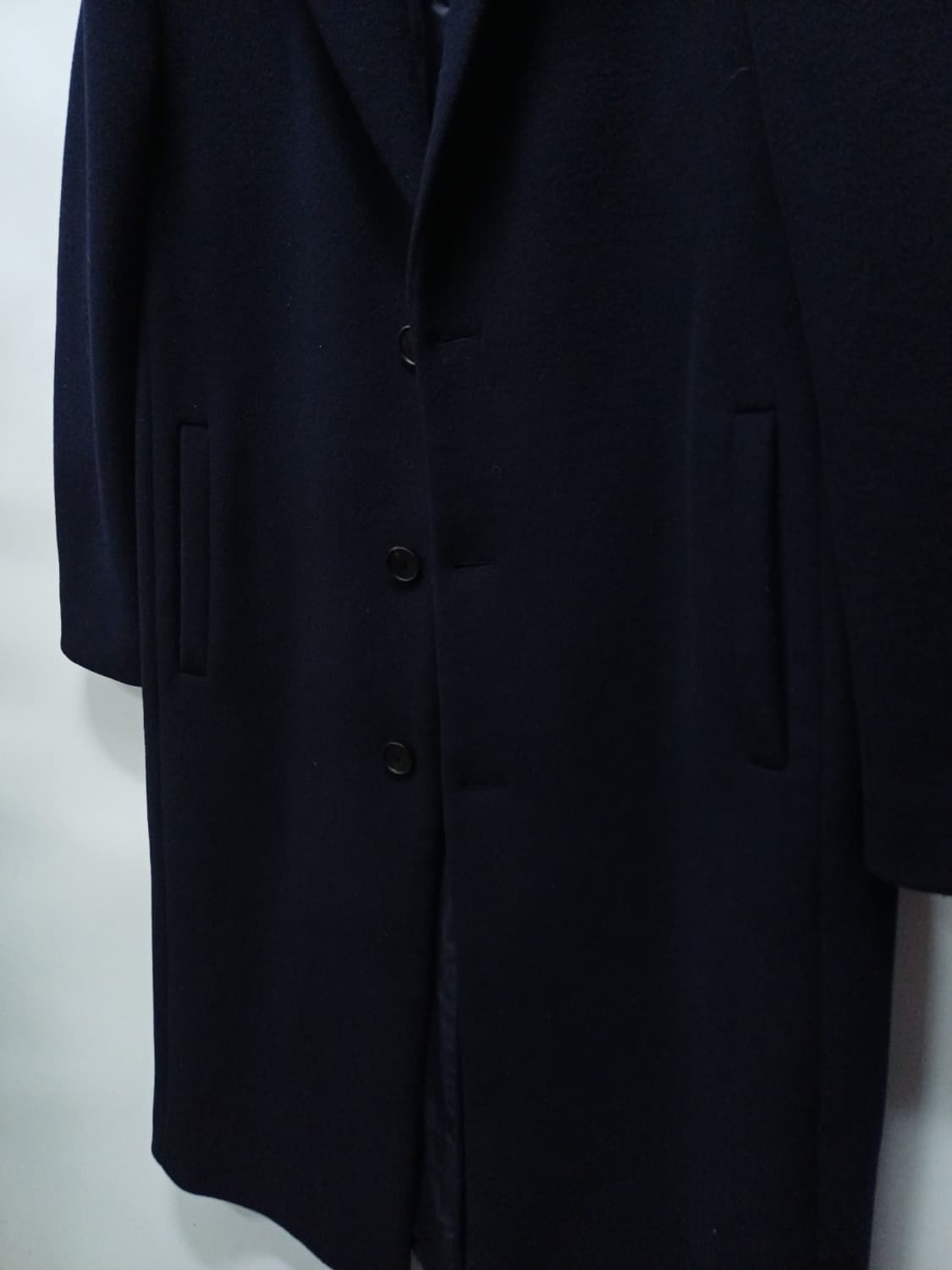 무신사스탠다드 캐시미어 세미오버 싱글코트 (M 95~100) 상품이미지8