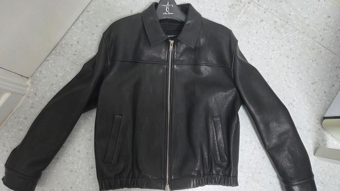 느와르라르메스 세미 오버핏 가죽자켓 48 상품이미지1