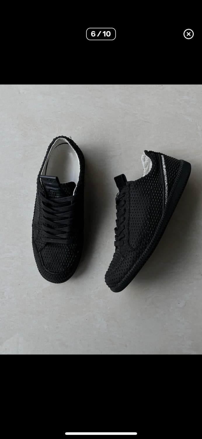 엠포리오 아르마니 스터드 스니커즈 상품이미지3