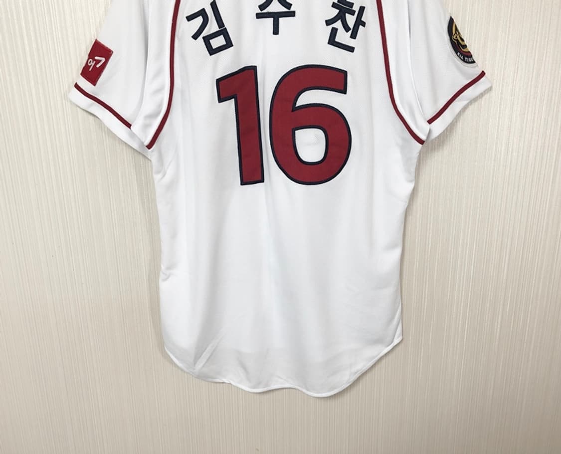 KBO 위팬 기아타이거즈 올드 홈유니폼/져지 100 #16 김주찬 상품이미지9