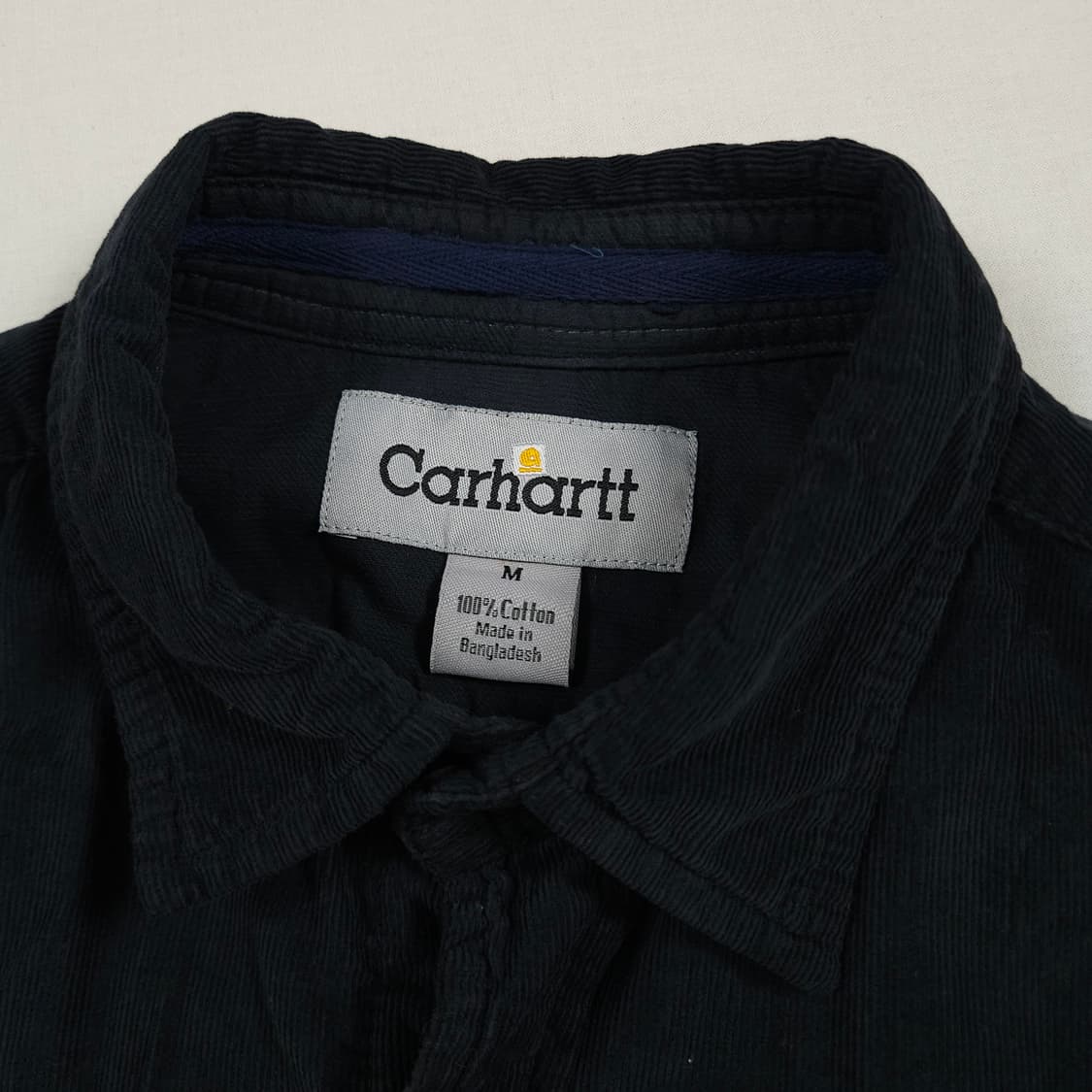 M(95) 칼하트 리워크 코듀로이셔츠 블랙 상품이미지4