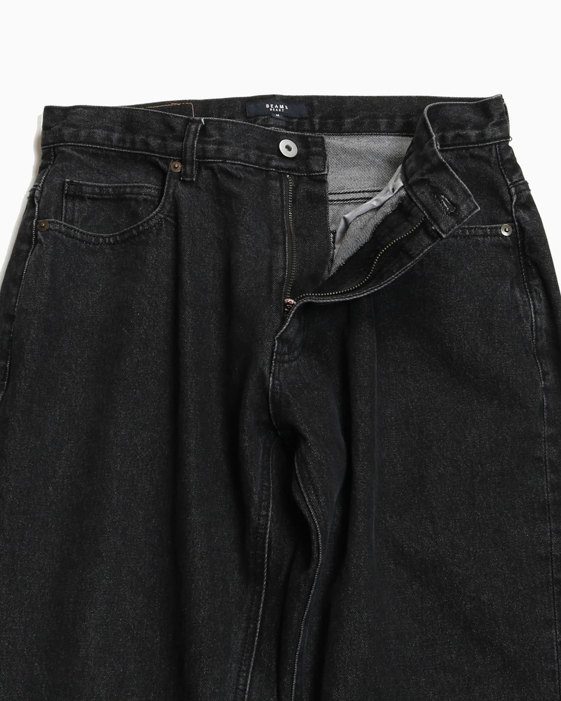 BEAMS BLACK DENIM PANTS 상품이미지3