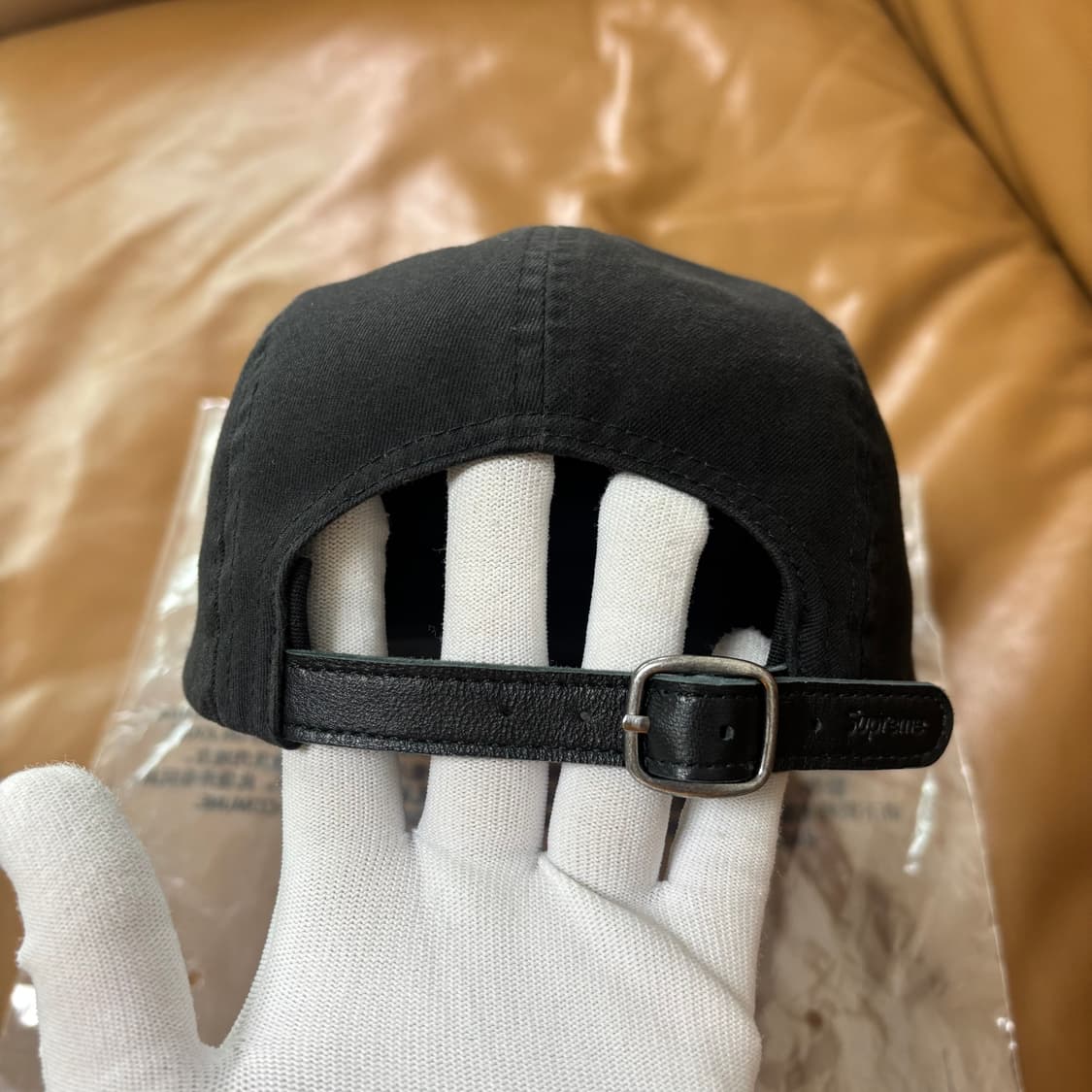 슈프림 캠프캡 모자 박스로고 블랙 상품이미지7