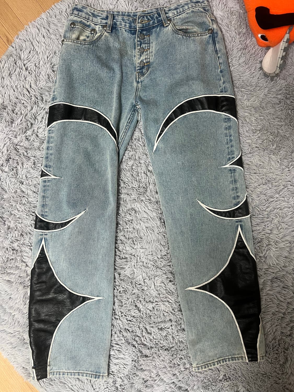 떠그클럽 초판 레더팬츠 상품이미지1