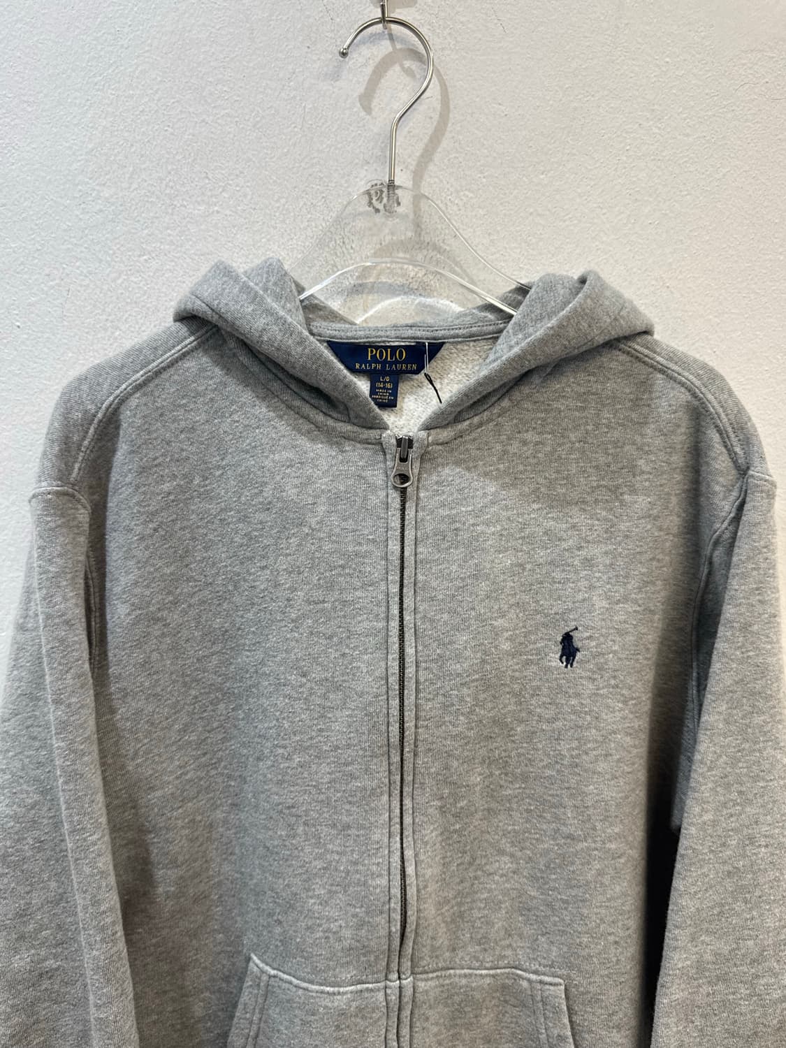 Polo Ralph Lauren Gray Hood Zip-Up 상품이미지2
