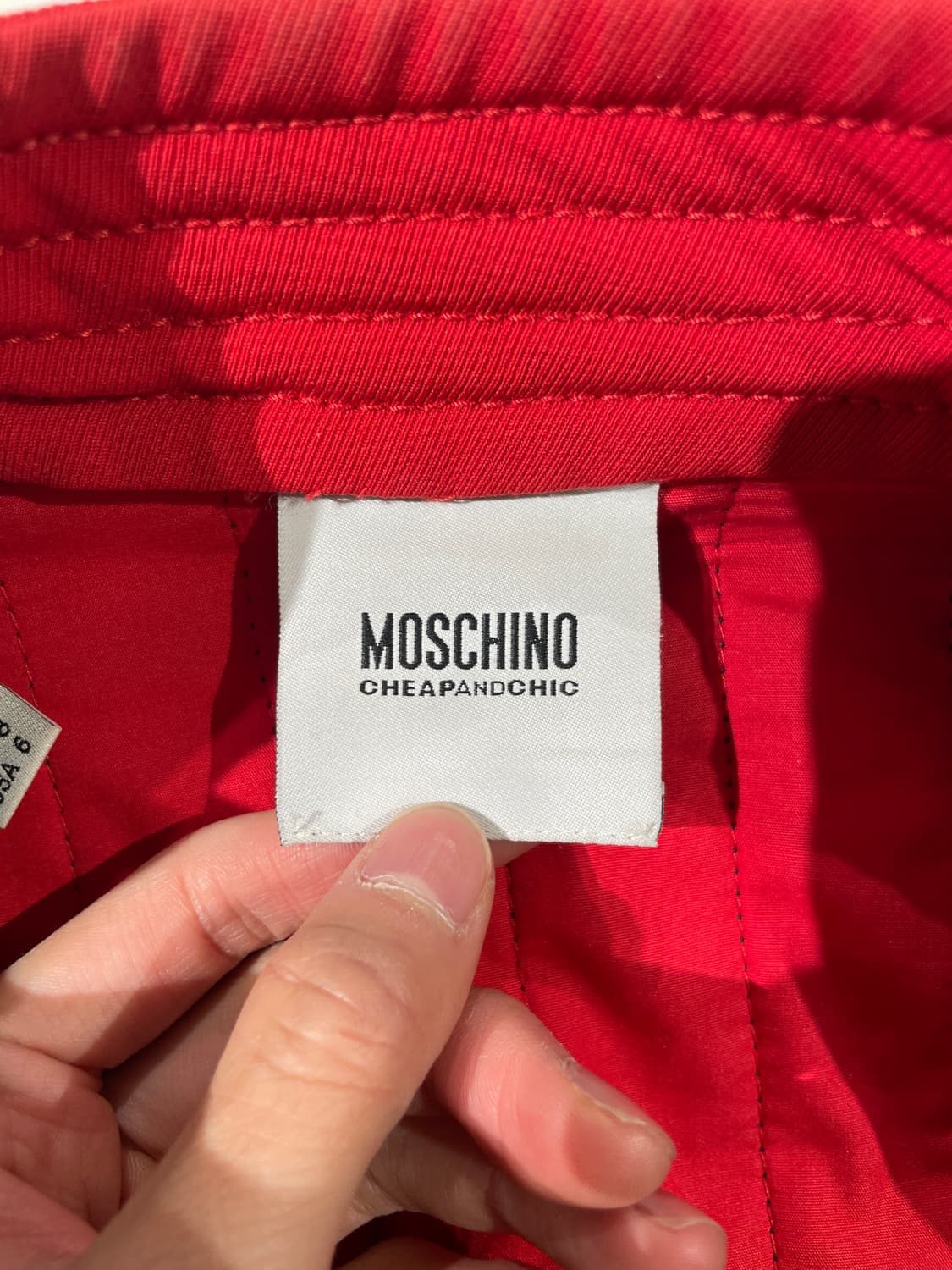 모스키노 배색 패치 투 웨이 집업 자켓 상품이미지7