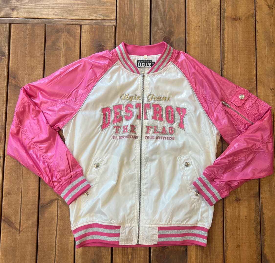 UGIZ 핑크 나일론 집업  상품이미지5