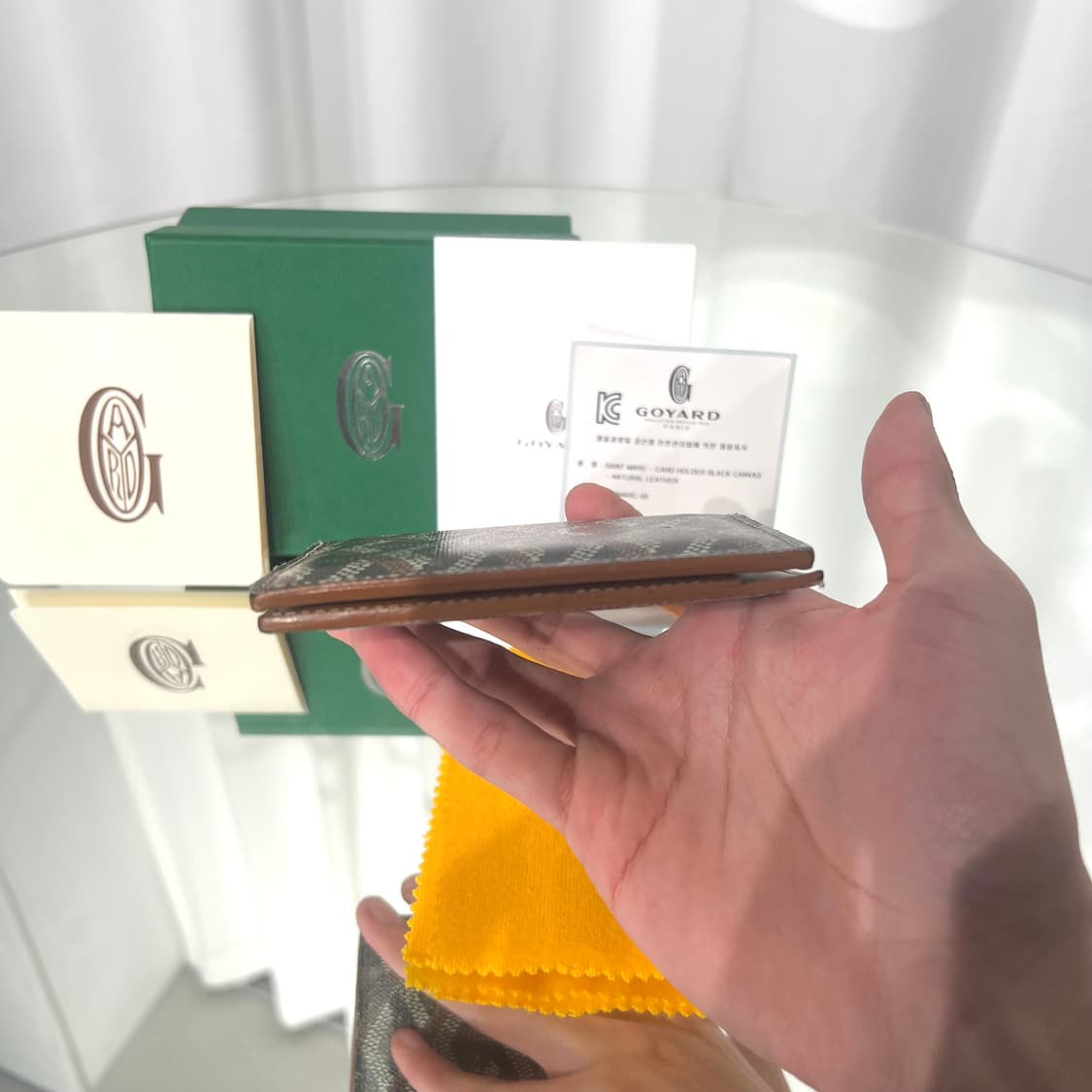 [정품][풀구성] 고야드 생마르크 카드지갑 상품이미지5