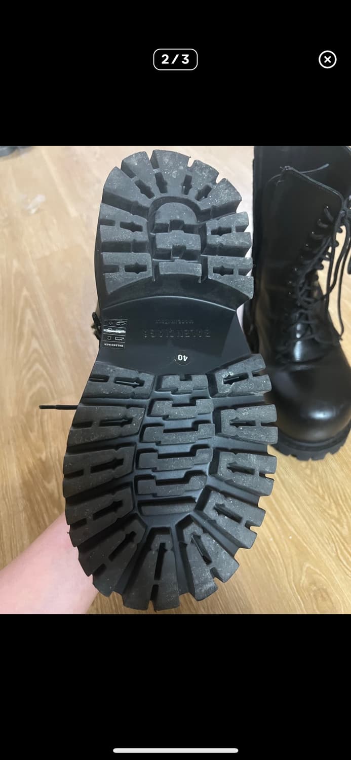 발렌시아가 스톰퍼부츠 팝니다.40사이즈 상품이미지2