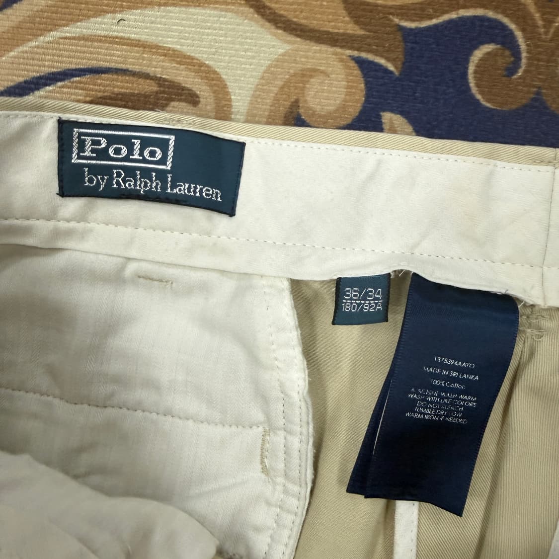 (36)폴로 랄프로렌 베이직로고 치노팬츠(베이지) 상품이미지4