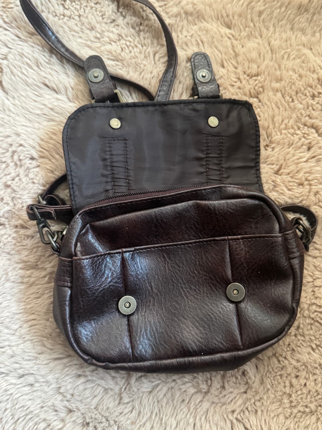 빈티지 브라운 크로스백 상품이미지3