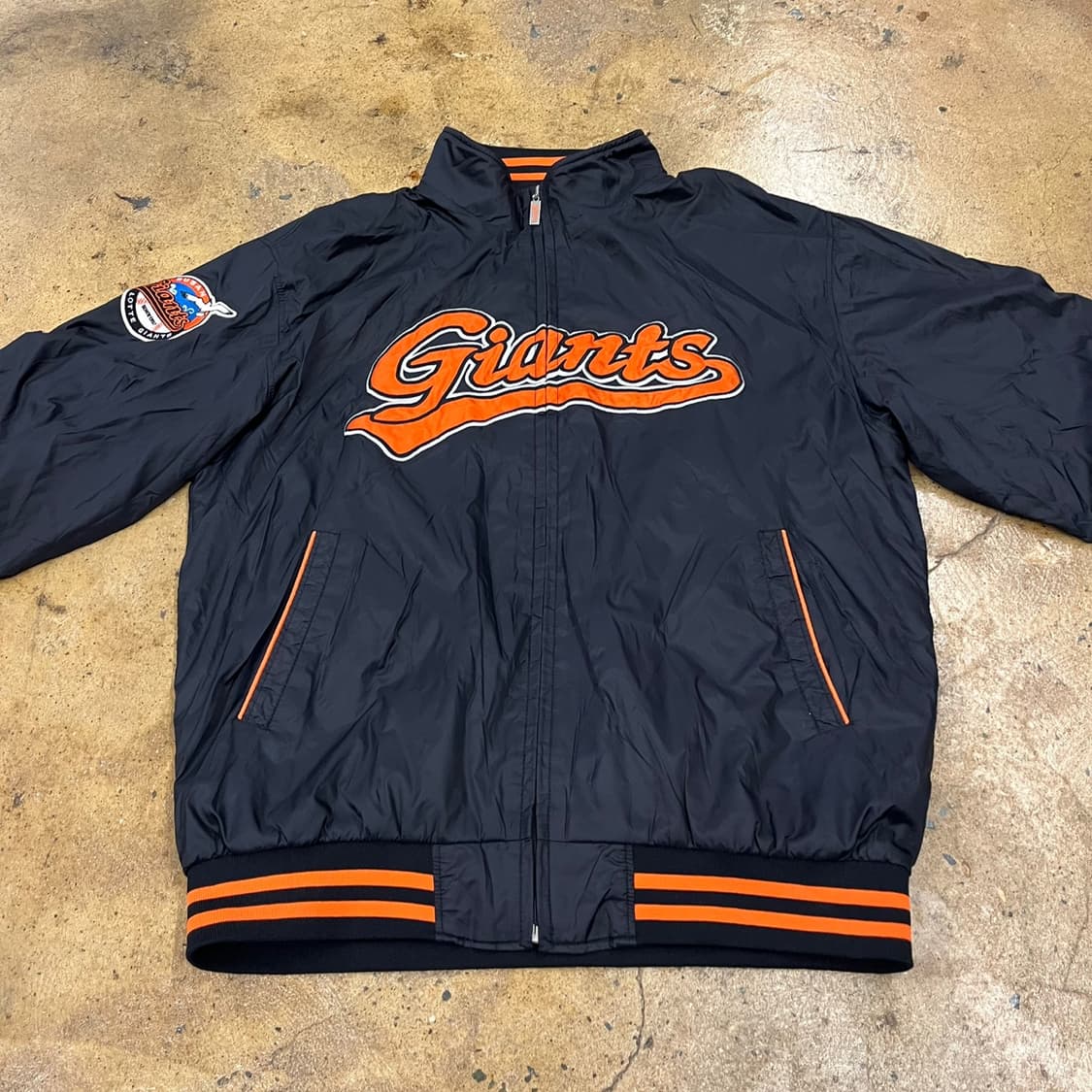 [정품/100] 롯데 자이언츠 춘추 점퍼 b16 상품이미지3